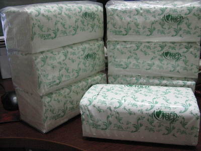 銀川市玉松紙制品廠銷售心相印130抽商用紙詳情